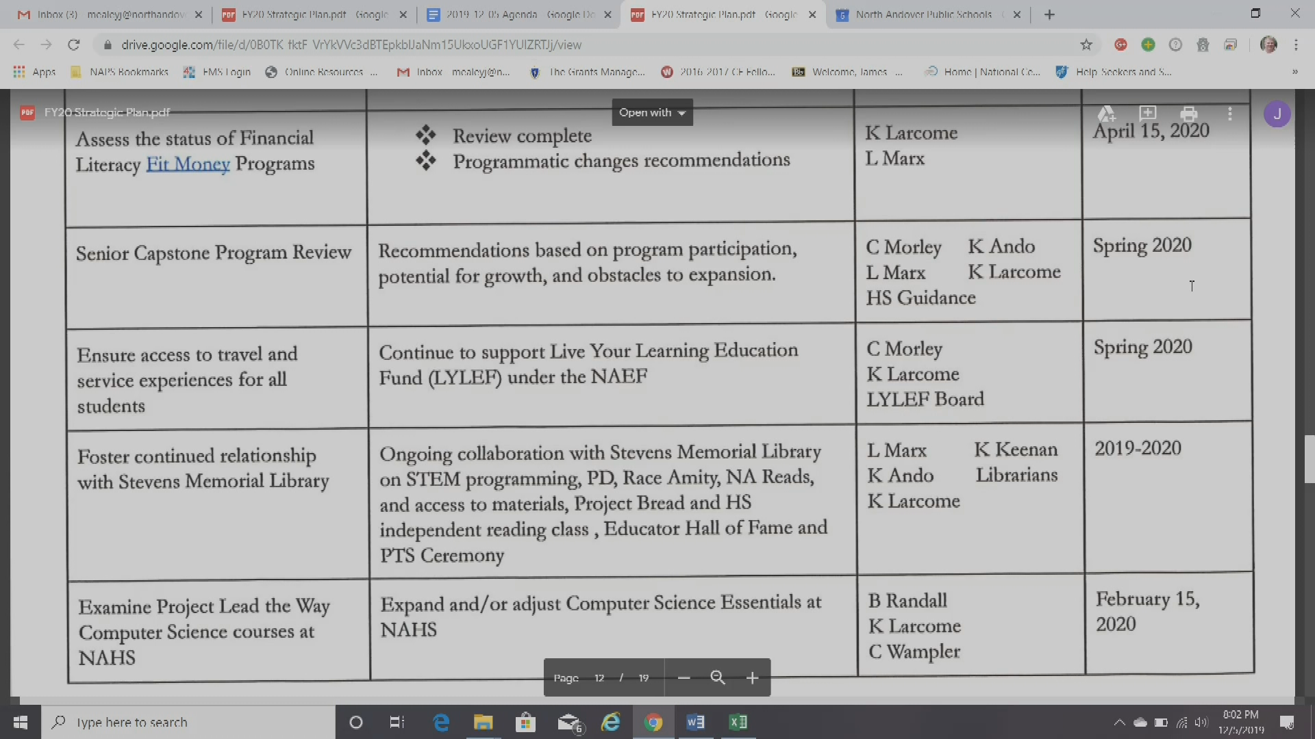 School Committee - 12.05.19