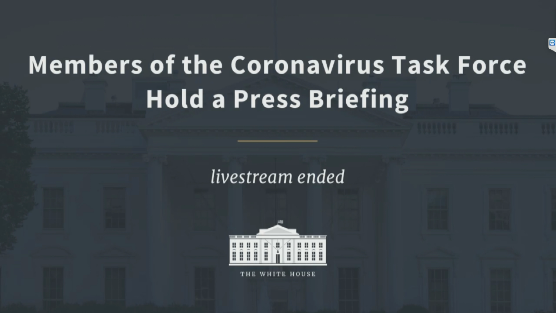 Thumbnail image for White House COVID-19 Update - 3.30.2020