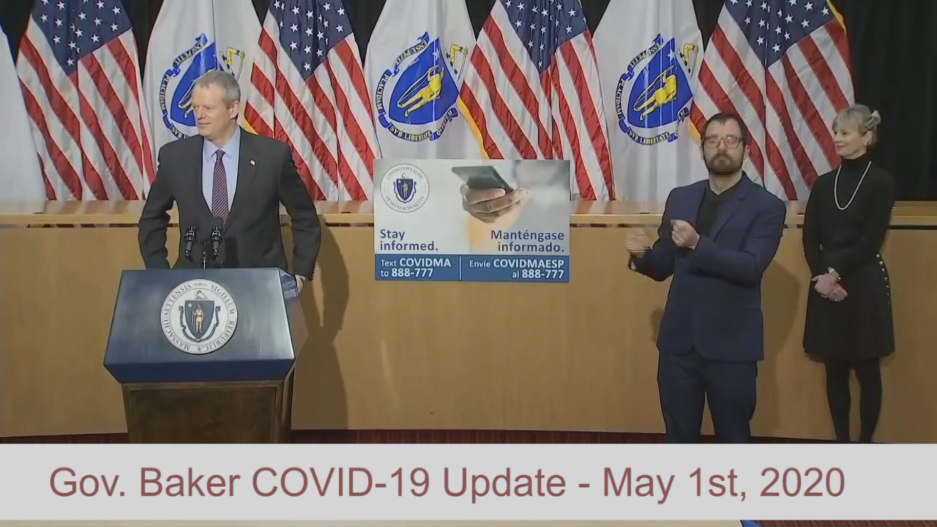 Thumbnail image for COVID-19 Gov. Baker Update - May 1st, 2020