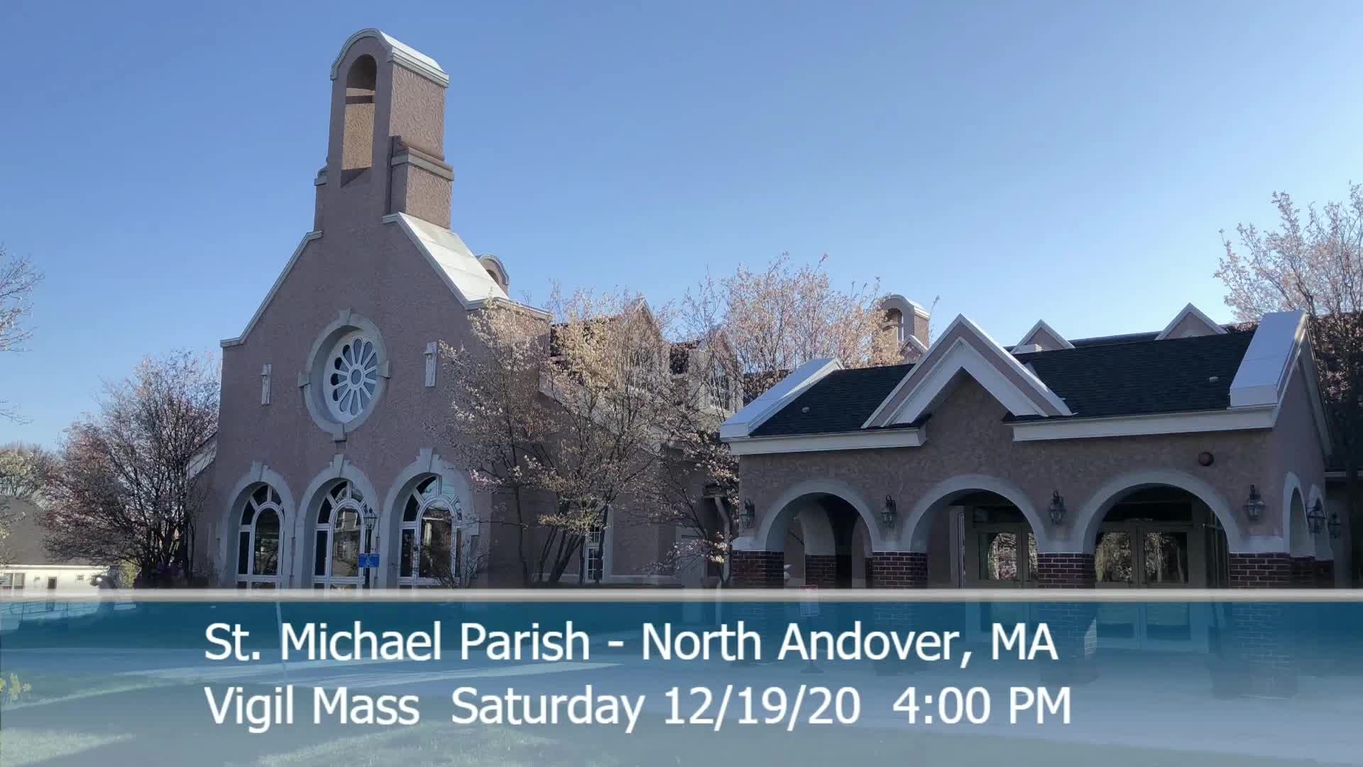 Thumbnail image for St Michaels Church - Saturday Mass - 12.19.2020