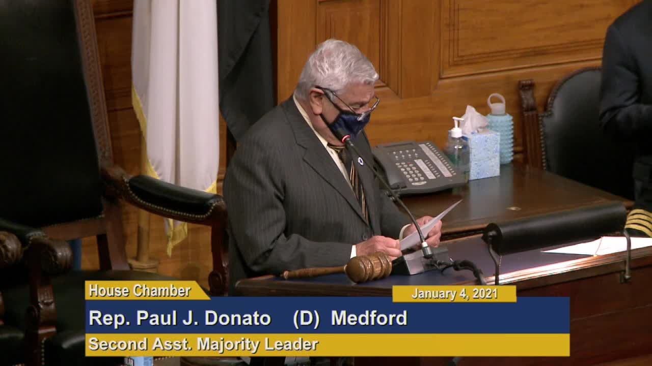 Thumbnail image for MA House of Representatives - Legislative Session - 01.04.2021 - Part 3