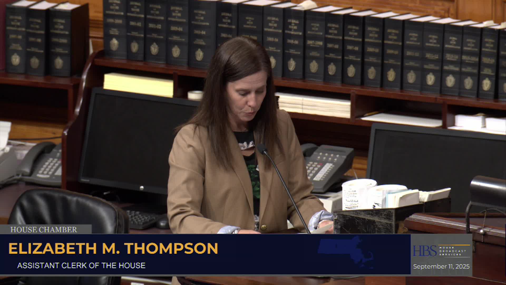 MA House of Representatives - Informal Session - 09.11.2025