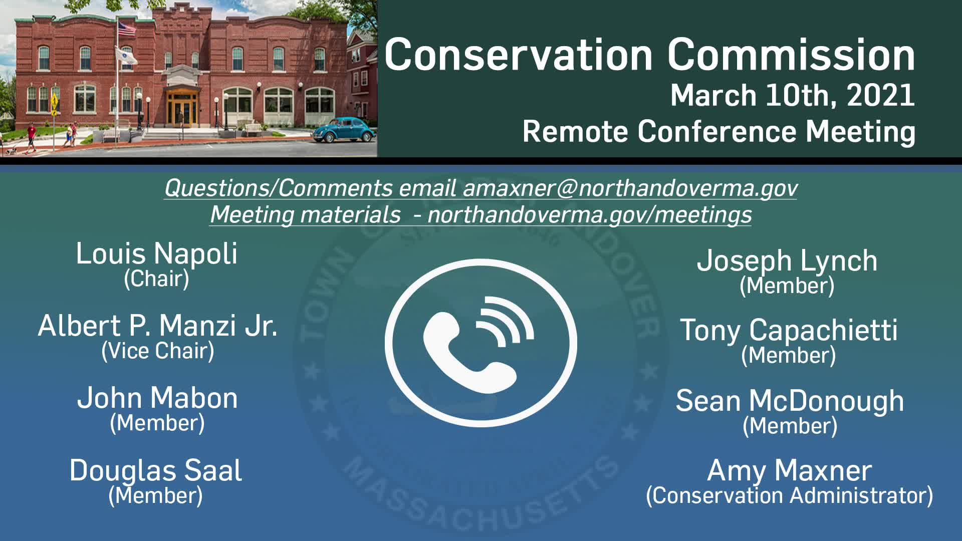 Thumbnail image for Conservation Commission - 03.10.2021