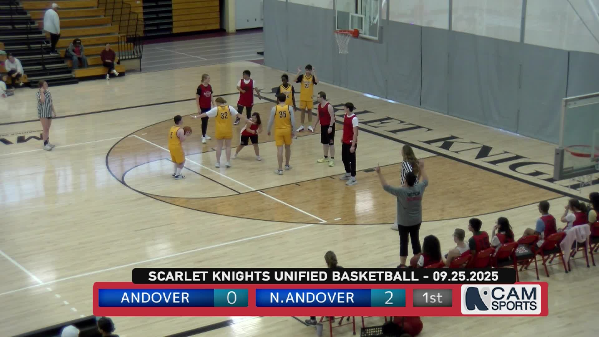 Scarlet Knights Unified Basketball vs Andover - 09.25.2025