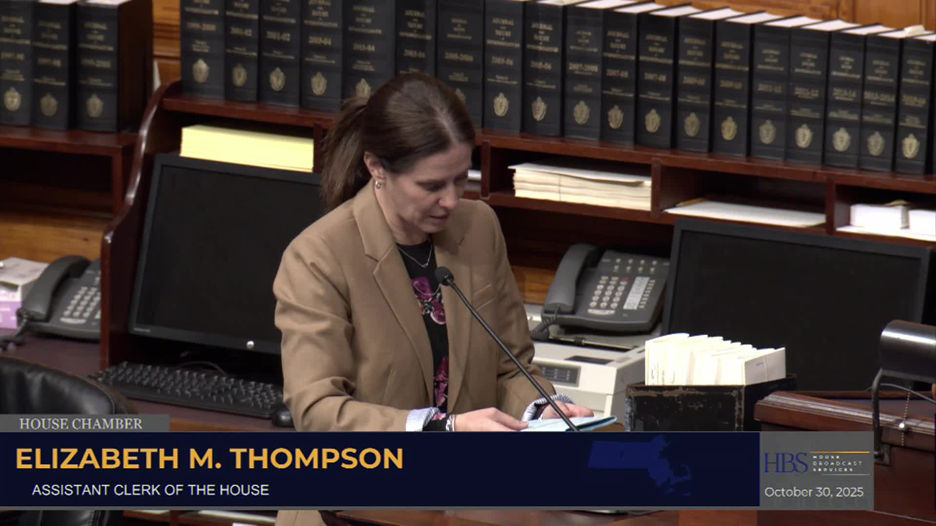 MA House of Representatives - Informal Session - 10.30.2025