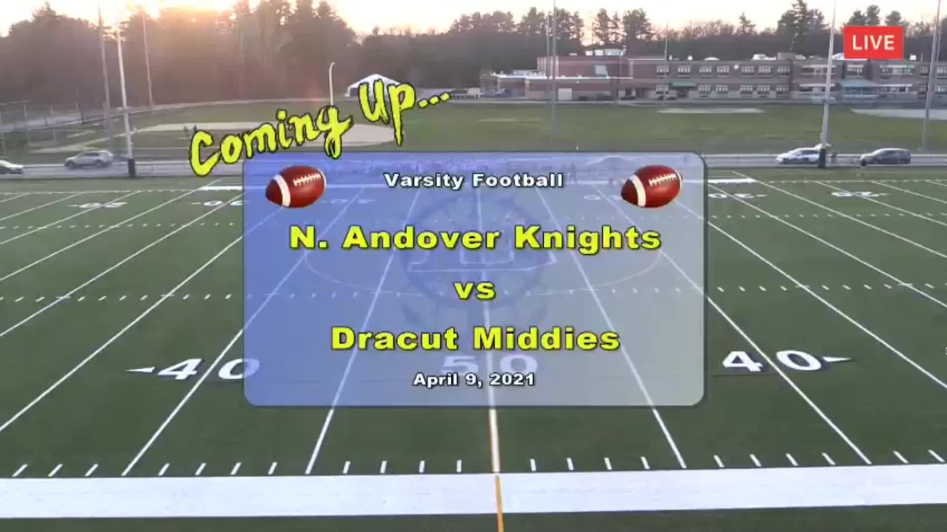 Thumbnail image for High School Football - Varsity - Dracut vs North Andover