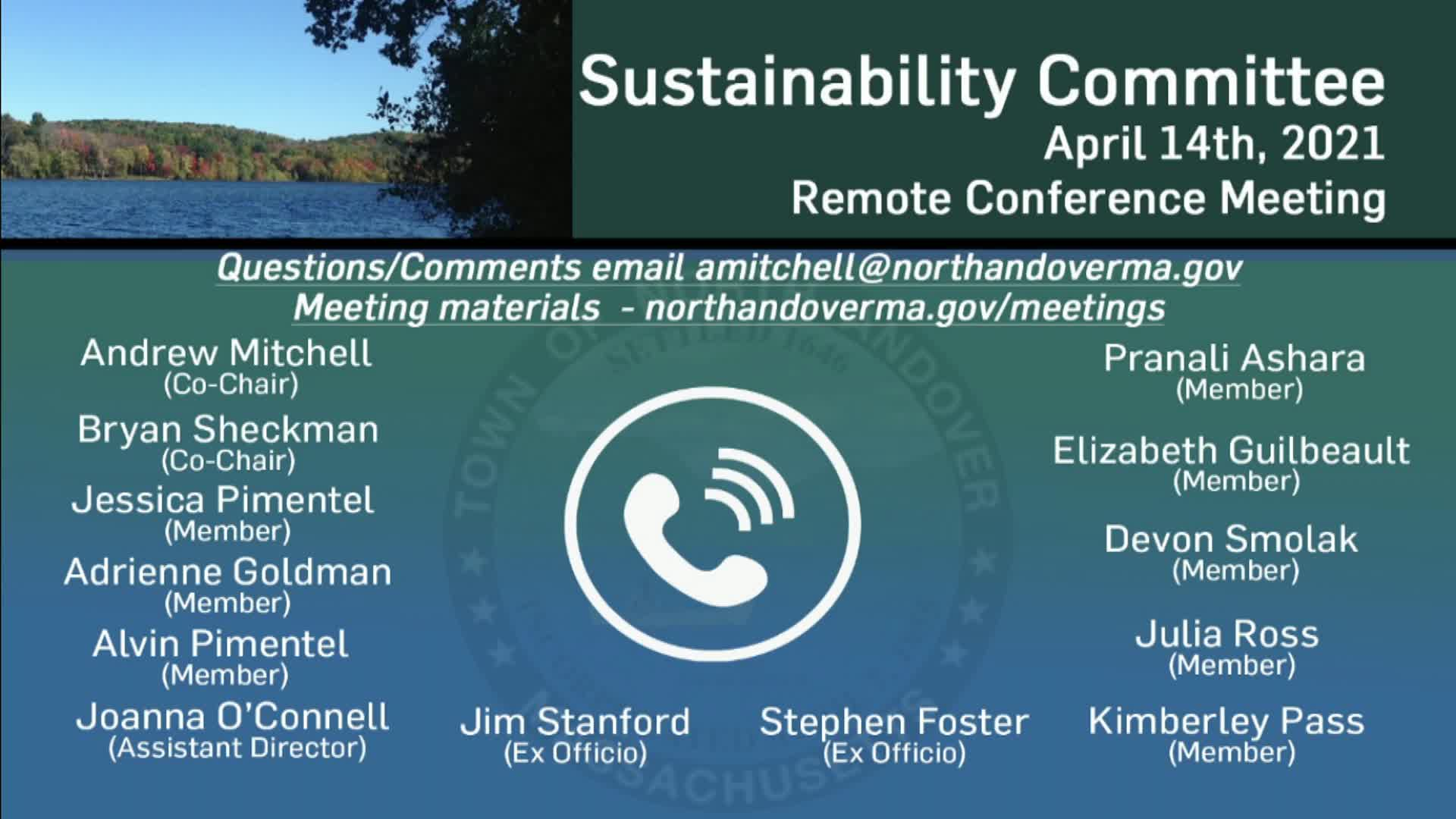 Thumbnail image for Sustainability Committee Meeting - 04.14.2021