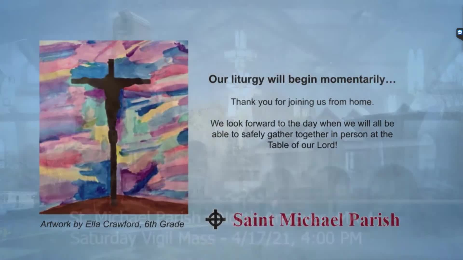 Thumbnail image for St Michaels Church - Saturday Mass - 04.17.2021