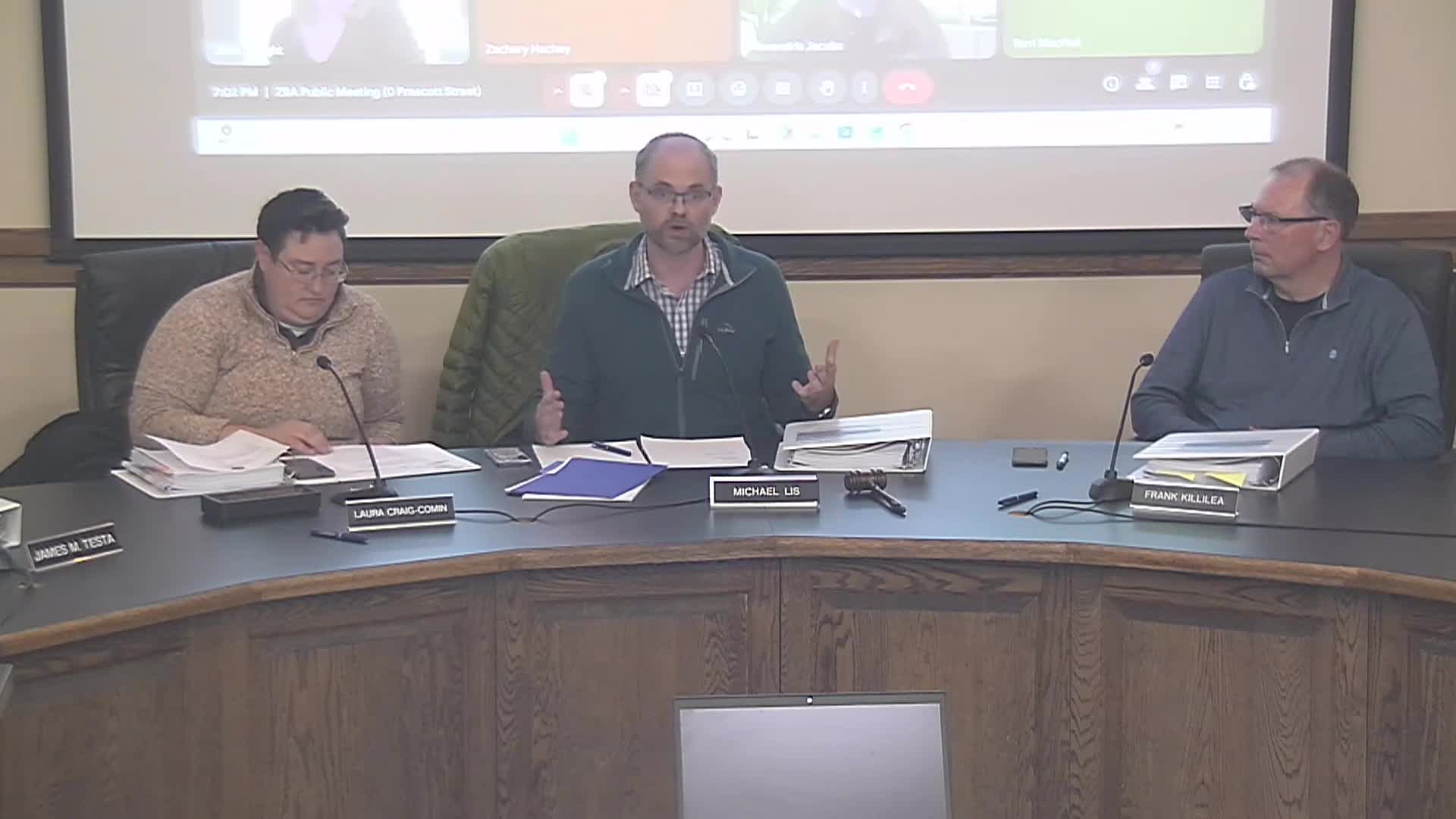 Zoning Board of Appeals Public Hearing - 11.20.2025