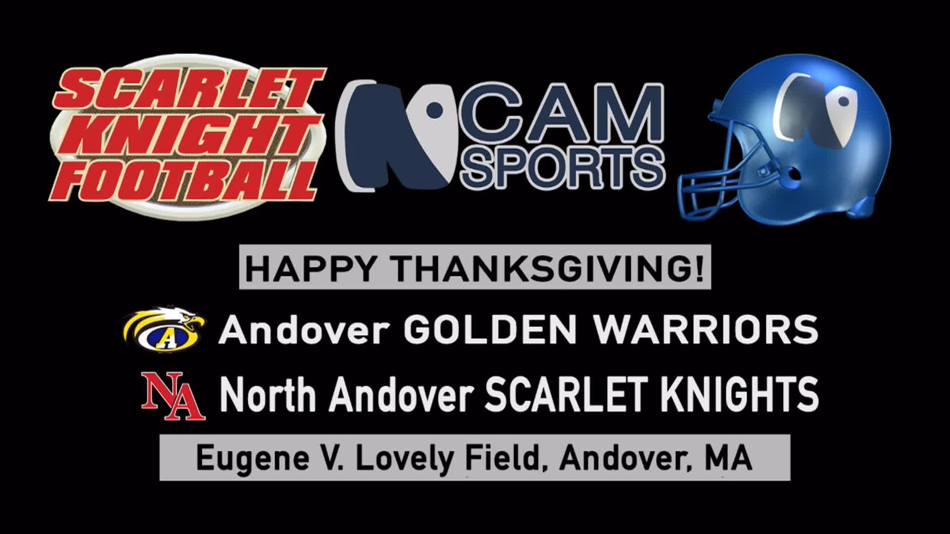 Scarlet Knight Football - Thanksgiving vs Andover - 11.27.2025