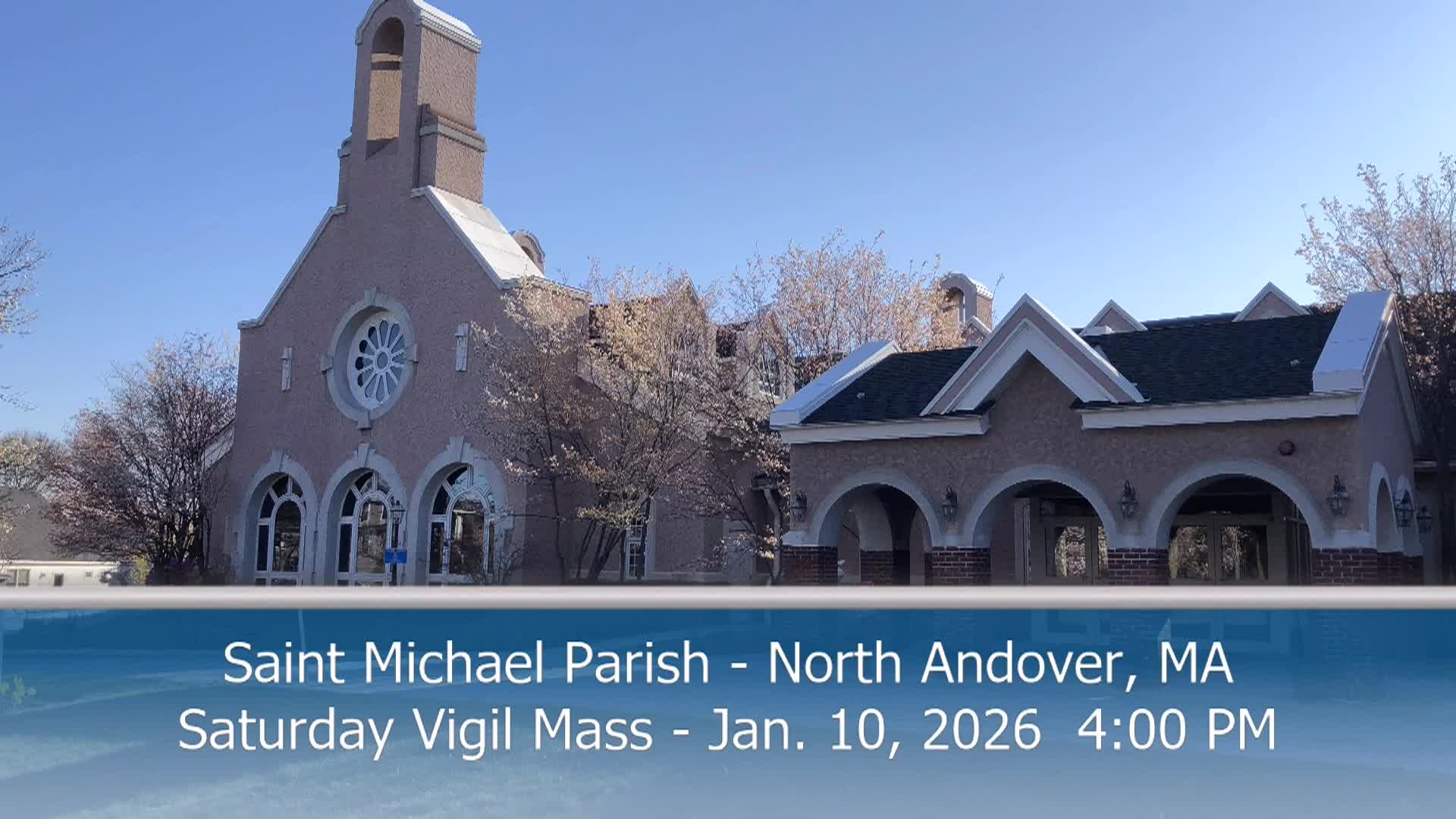 St Michaels Church - Saturday Mass - 01.10.2026