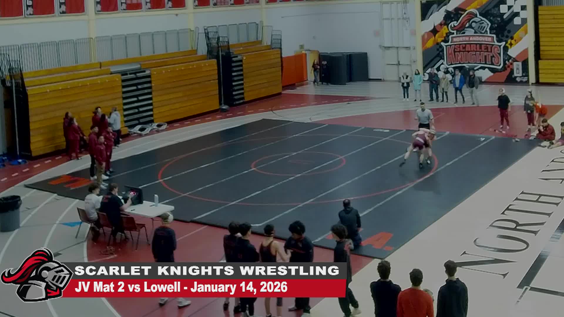 Scarlet Knights Wrestling vs Lowell Raiders - Junior Varsity Mat 2 - January 14, 2026