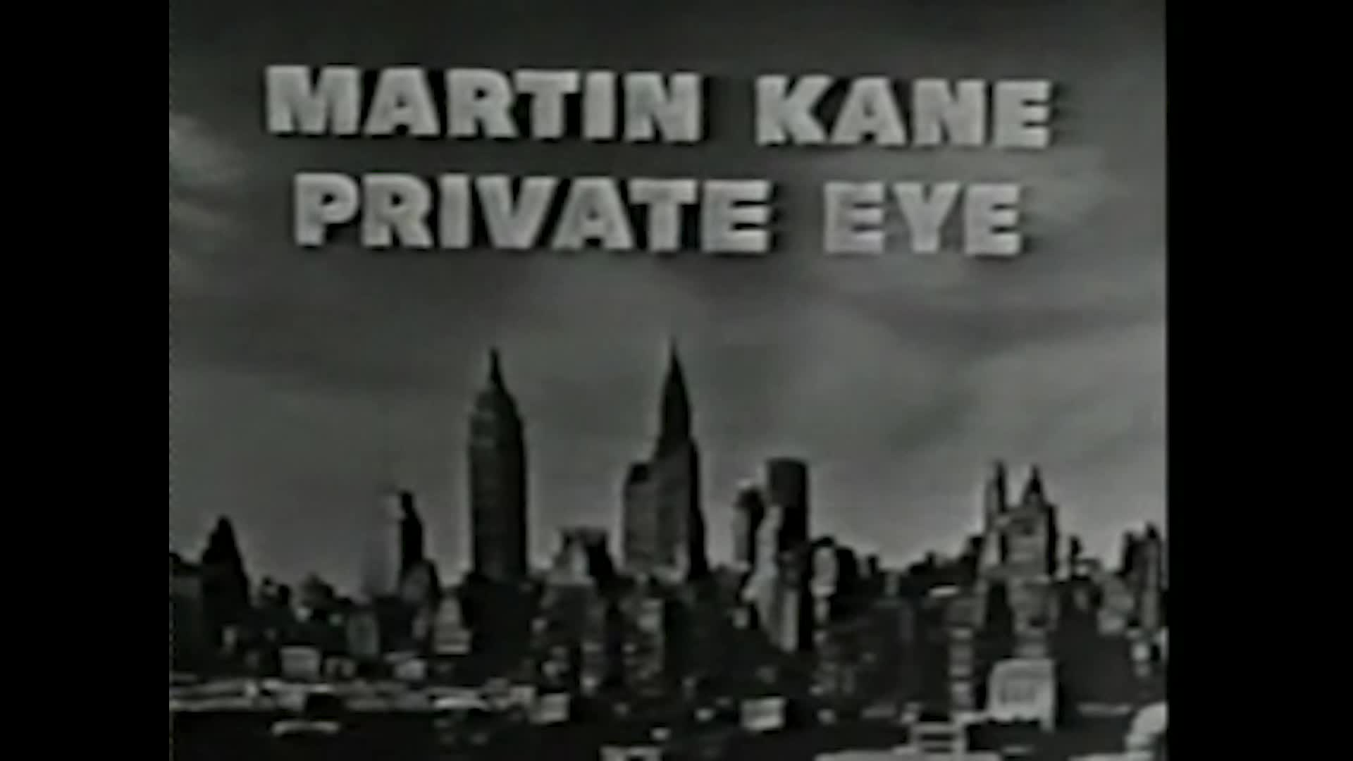 Thumbnail image for TV Rewind - Martin Kane, Private Eye - "The Comic Strip Killer"