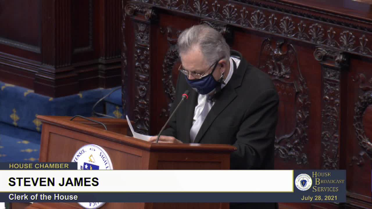 Thumbnail image for MA House of Representatives - Legislative Session - 07.29.2021