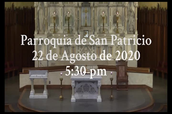 Thumbnail image for St Patrick's Church - Spanish Mass - 08.22.2021