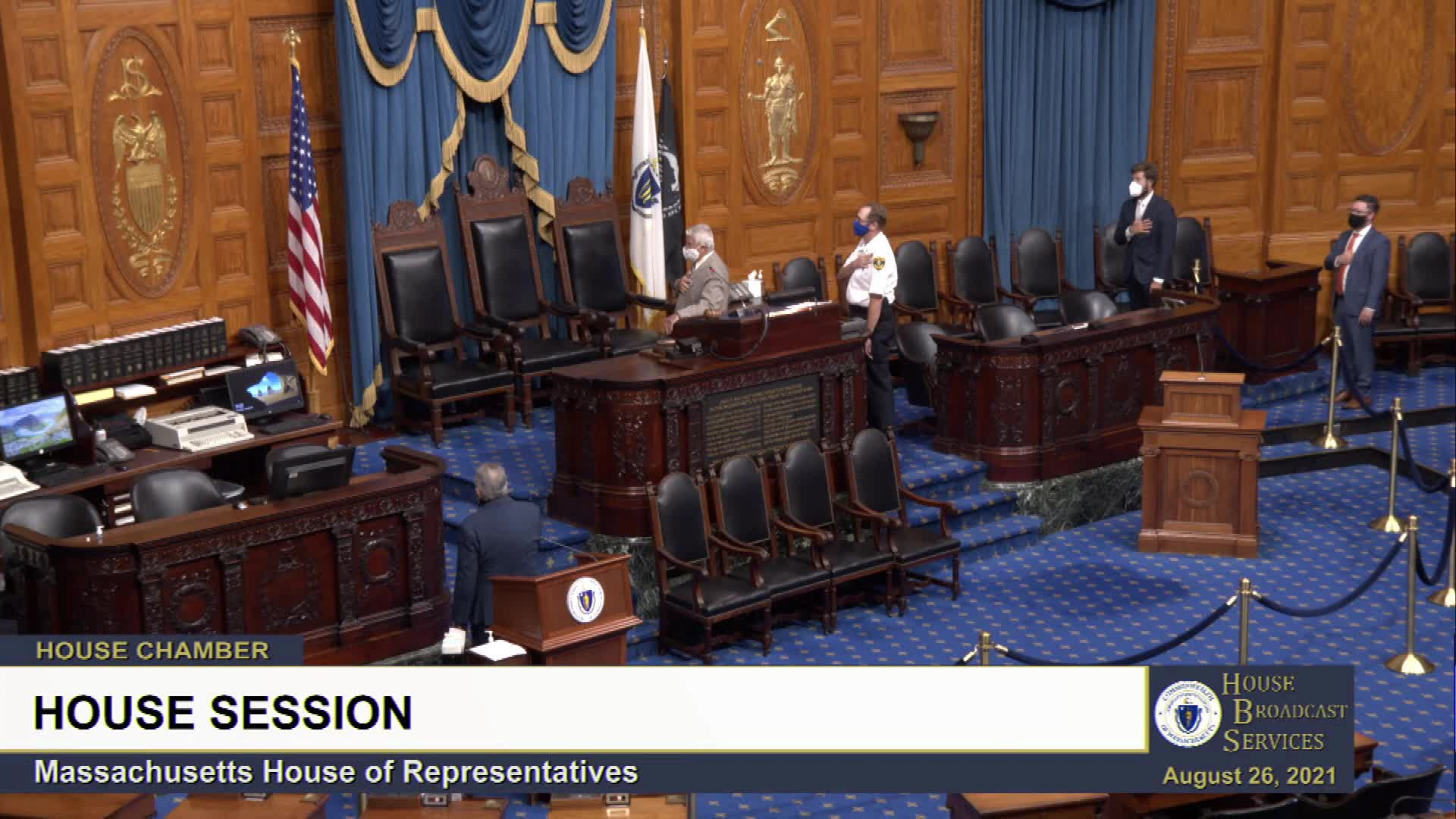 Thumbnail image for MA House of Representatives - Legislative Session - 08.26.2021