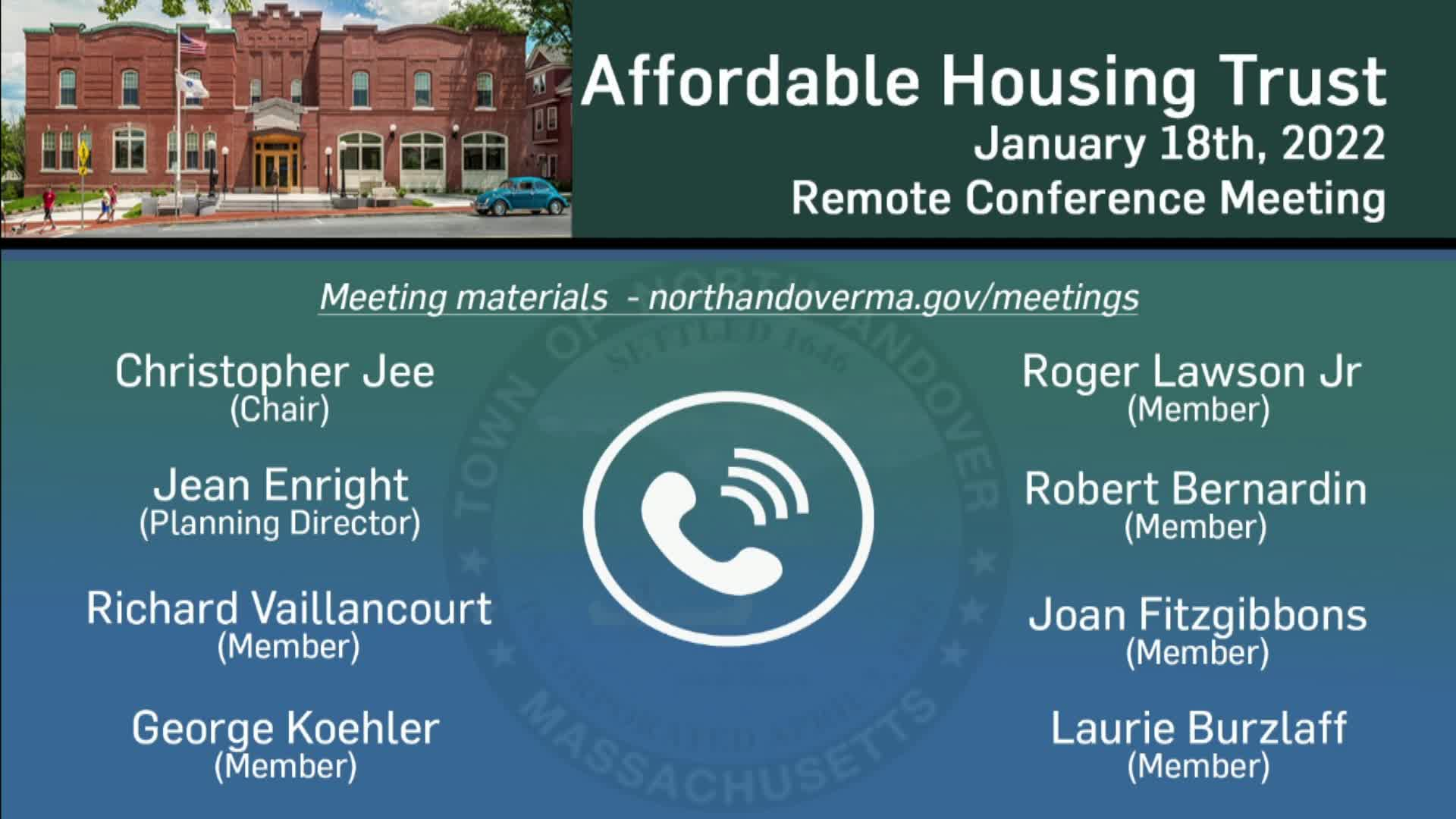 Thumbnail image for Affordable Housing Trust - 01.18.2022